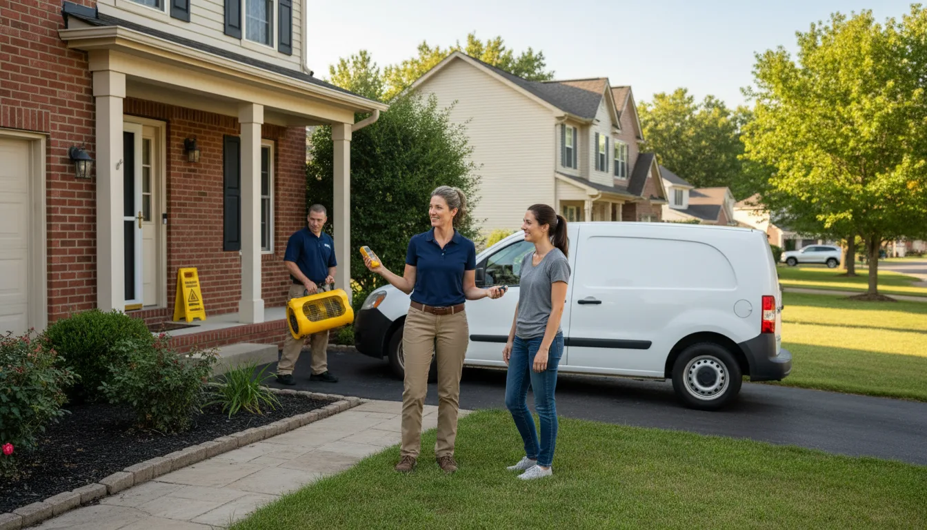 Water restoration image for Dehumidification And Cleanup Services in Kansas City, KS